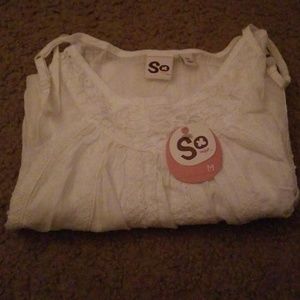 Strapless summer shirt